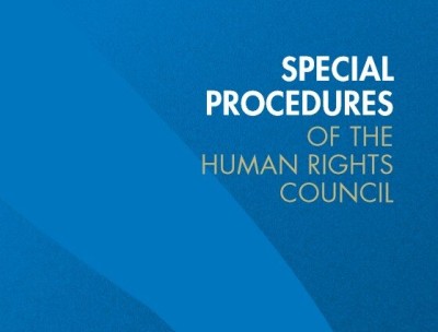 Cover: Leaflet on special procedures of the Human Rights Council