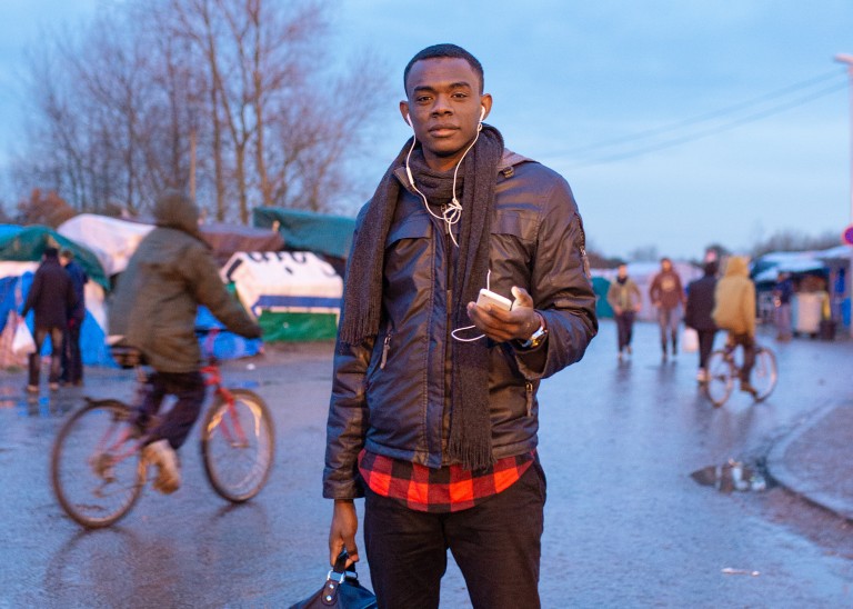 Moussa, a Sudanese refugee living in Angers, France