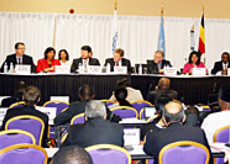 International experts review the effectiveness of the Rome Statute at panel © ICC Photo 
